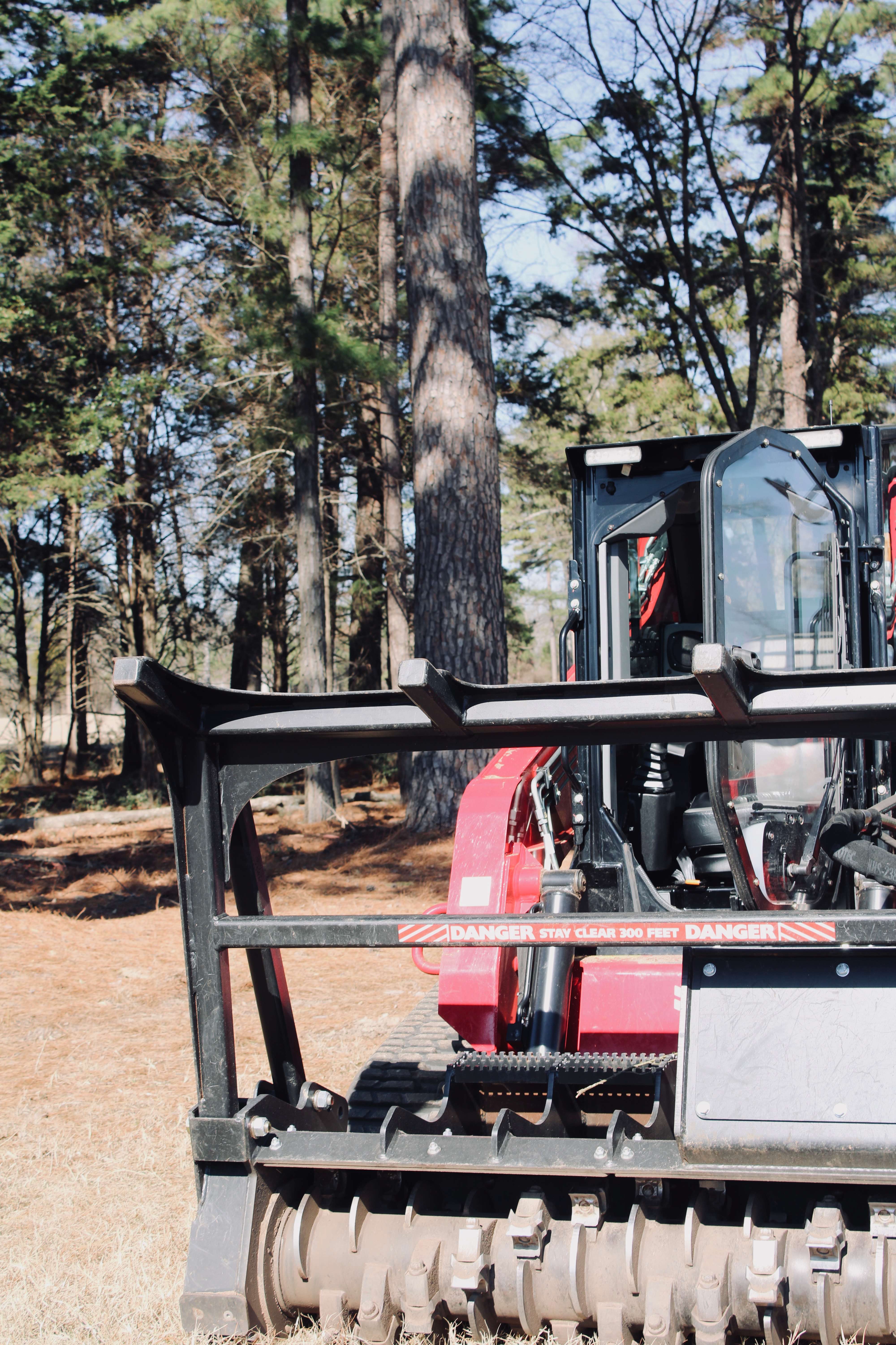 Skid steer service on property